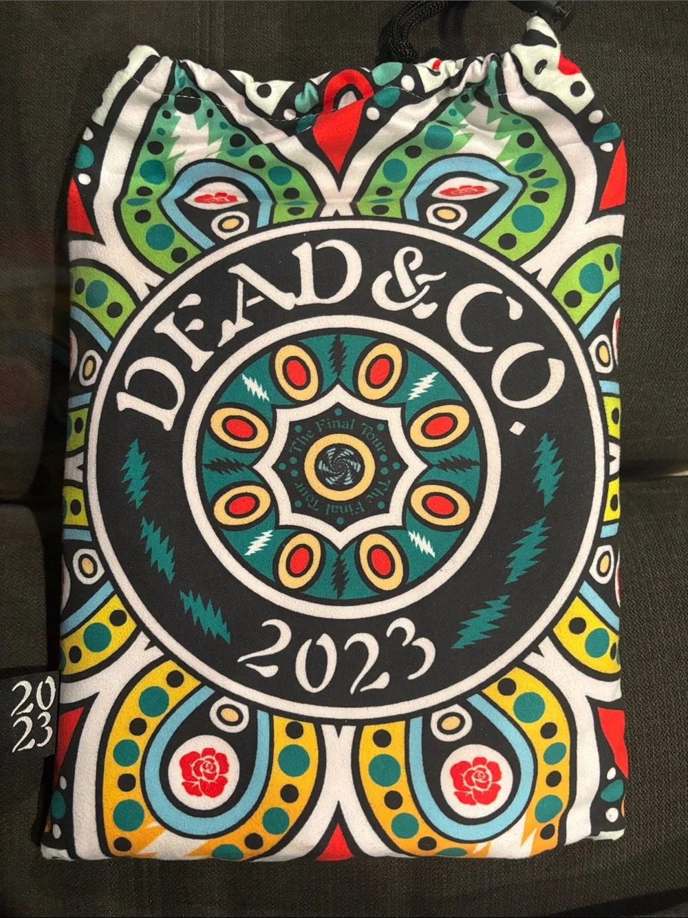 Dead & Co. 2023 Quick Dry Towel with Pouch